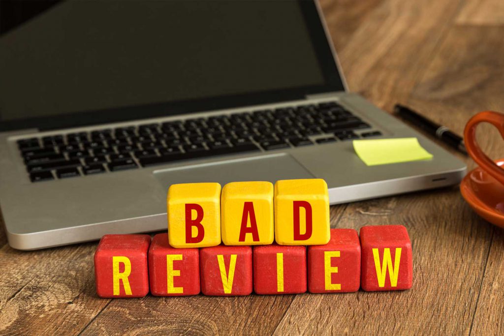 So You Got a Bad Review: Five Steps to Handle It