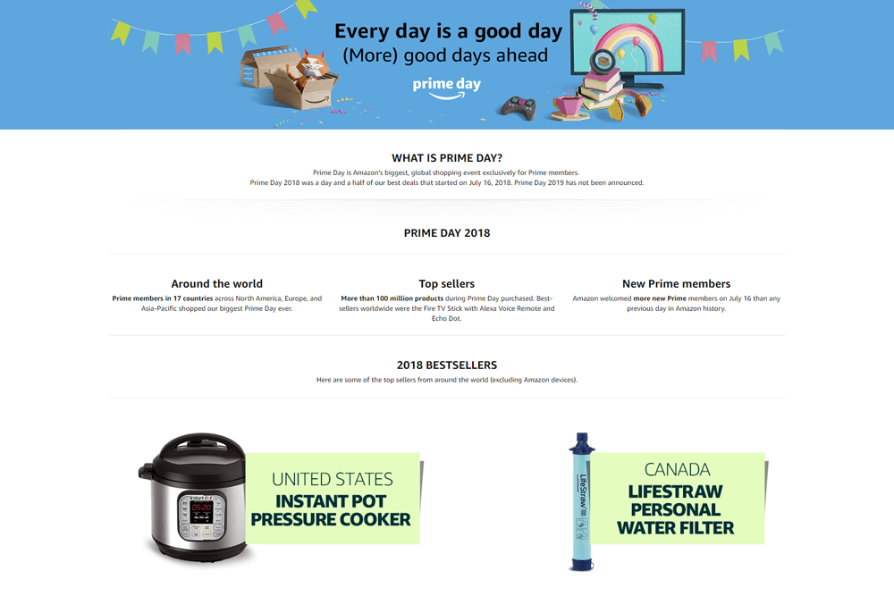 Amazon Prime Day 2018