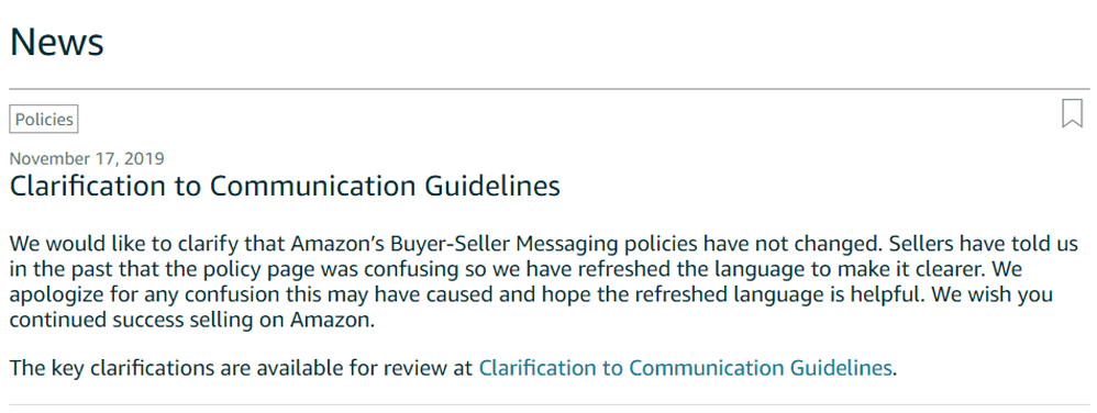 amazon communication guidelines