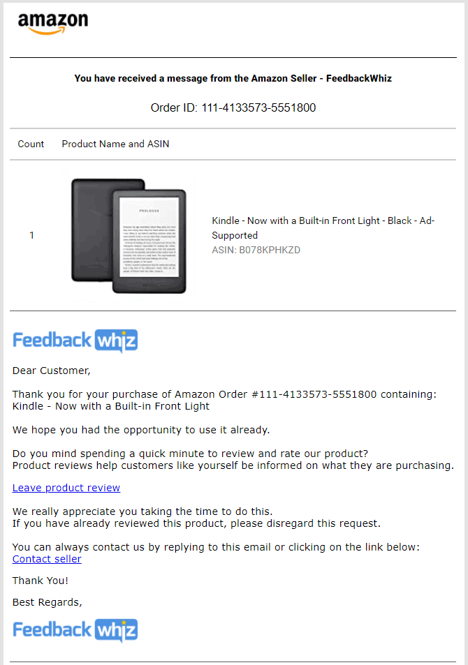 feedbackwhiz bsm email