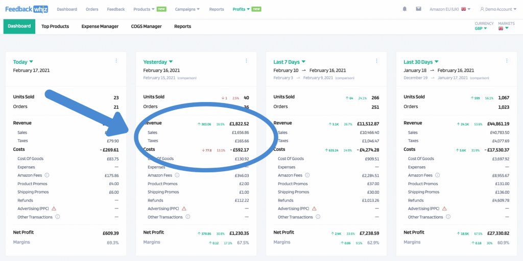 easily label VAT costs 